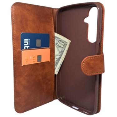 Imagem de Capa Carteira para Samsung M35 5G Marrom