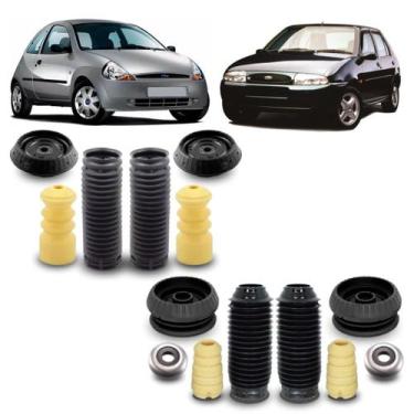 Imagem de Kit Coxim Batente Amortecedor DT TR Fiesta 96/02 Ka 1997/13 - Solupe P
