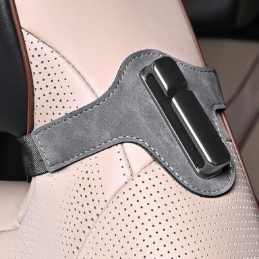 Imagem de Berfi Life Clipe de suporte de cinto de segurança de carro para fácil alcance, rolha de cinto de segurança antivibração, ajustador de guia de prendedor de cinto de segurança para assentos dianteiros