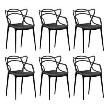 Imagem de Kit 06 Cadeira Allegra Cozinha Varanda Sala Jantar
