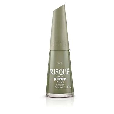 Imagem de Esmalte Risqué Cremoso Verde Militar Guerreira do Arco-íris 8ml
