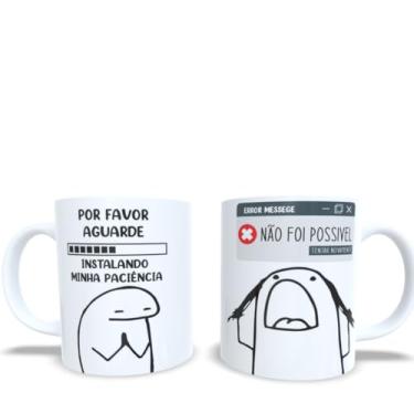 Imagem de Caneca Personalizada Por Favor Aguarde Instalando Minha Paciência 325ml Meme Divertido