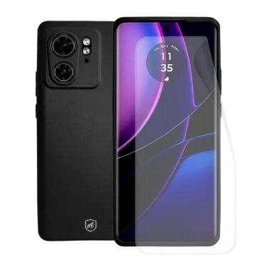 Imagem de Kit Capa Silicon Veloz e Película Hydrogel HD para Motorola Moto Edge 40 - Gshield