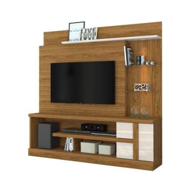 Imagem de Estante Home Theater Garbo Painel para TV 55 Polegadas Naturale/ Off W