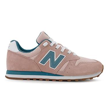 Imagem de Tênis New Balance 373, Feminino, Rosa/Azul, 37