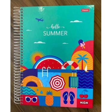 Imagem de Caderno Universitário Femonino HIGH 10 matérias 160 fls - foroni, Raci