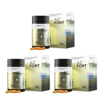 Imagem de Kit 3 Fort Polivitamínico A-z 60 Comprimidos - Fortlife