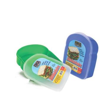 Imagem de Porta Sanduíche Sanduicheira Organizadora Para Lanche Colors - Ercapla