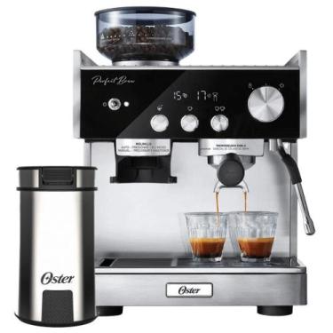 Imagem de Kit Cafeteira Expresso Perfect Brew Máxima e Moedor de Café Oster, 110