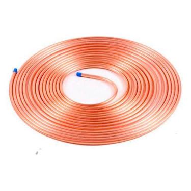 Imagem de 15 Metros Cano Cobre 1/4 + 8 Tubos Esponjosos (polipex) 1/4 - no-brand