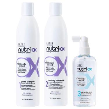Imagem de Shampoo, condicionador e tônico NUTRI-OX Thicker Hair 450ml