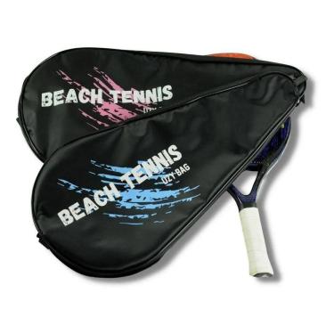 Imagem de 2X Capa De Raquete De Beach Tennis Raqueteira Tênis De Praia