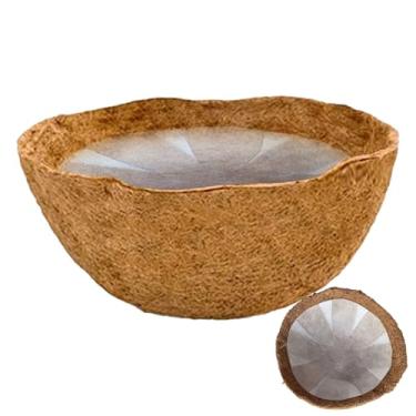 Imagem de Rrlihjgu Forro de coco, forros para vasos de flores de coco - Coir de almofada interna para vaso de flores, forro Coco durável | Almofada de base de fibra de para varanda, casa, jardim e vasos de