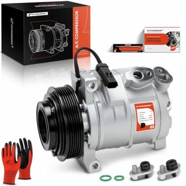 Imagem de A-Premium Compressor De Ar Condicionado Com Embreagem Compatível Dodge Journey 2009-2010, 3,5 L