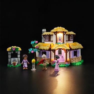 Imagem de Rorliny Kit de luz LED para Lego Disney Asha's Cottage 43231, kit de iluminação criativa compatível com Lego 43231 (apenas luzes, sem conjunto de LEGO)