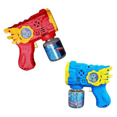 Imagem de Brinquedo Arminha De Sabão Lança Bolha De Sabão Pistola Luz Presente Dia Das Crianças