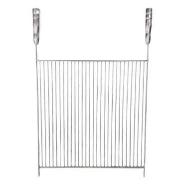 Imagem de Grelha Aramada Churrasco 65x50 Inox 304 Estilo Uruguaia - INOX LAURIND