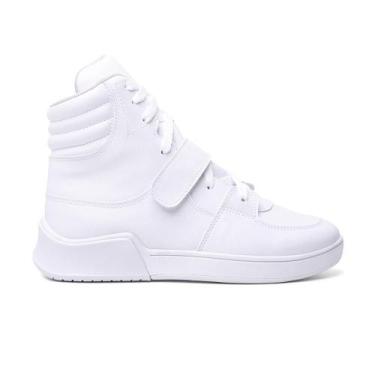 Imagem de Tênis Feminino Cano Alto Treino Casual - Tenehi, Branco, 39