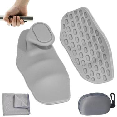 Imagem de Monattrod Punhos de levantamento de peso para homens e mulheres – Punhos antiderrapantes para academia com toalha refrescante, luvas ergonômicas de treino para levantamento de peso, flexões