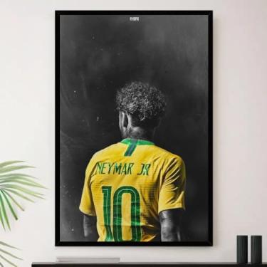 Imagem de Genérico, Quadro Neymar Seleção Brasileira Decorativo A3 35x45cm