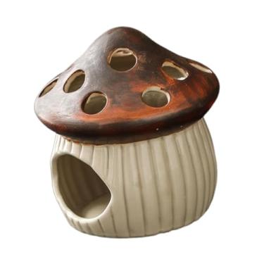 Imagem de Generic Suporte de cogumelo, cone de incenso de cerâmica, decoração com fragrância, tigela para quarto, meditação, ioga, fazenda, 10.5 Cm X 11.5 Cm