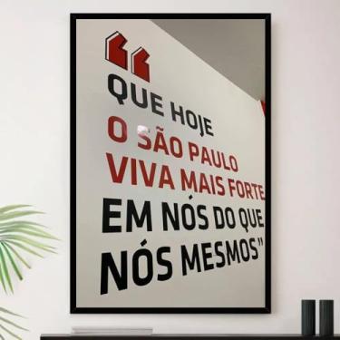 Imagem de Genérico, Quadro São Paulo Frase Morumbi Decorativo A3 35x45cm
