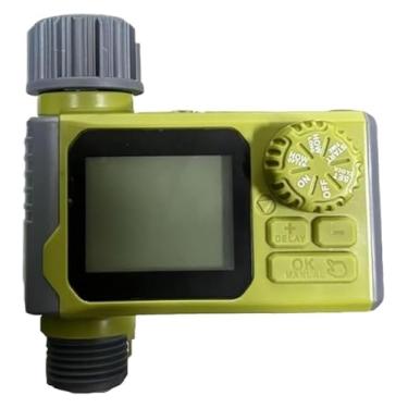 Imagem de BYYINGSUS Autom-ATIC Temporizador de Irrigação Inteligente Programador de Irrigação Equipamento Digital Impermeável para Jardim de Gramado (Prata)