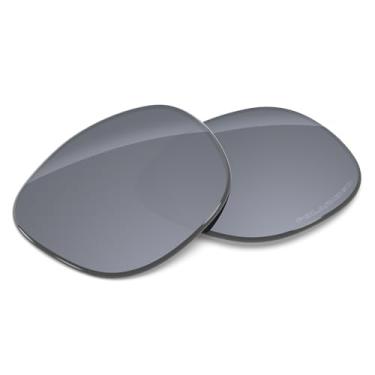 Imagem de Tintart Lentes de substituição de desempenho compatíveis com RayBan Wayfarer RB2140 50 mm polarizadas gravadas-prata metálica