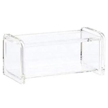 Imagem de Porta organizador cotonete algodão banheiro lavabo acrílico