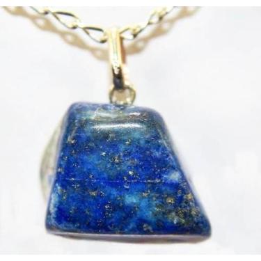 Imagem de Colar de Pedrinha Lapis Lazúli com Montagem em Prata 950 - Peça Única 