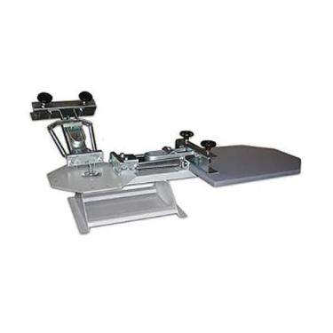 Imagem de Impressora Rotativa Manual com Berço e Duas Garras para Serigrafia - A