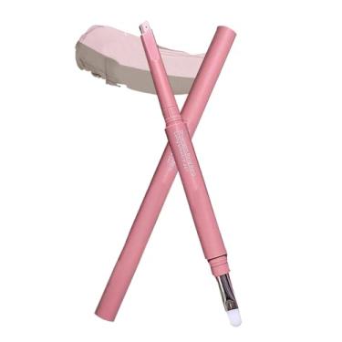 Imagem de Lápis de sobrancelha | Lápis de sobrancelha de precisão com extremidade dupla - Caneta aplicadora de ponta angular, ferramenta de sombra para mulheres, trabalho social diário, iniciantes, festa