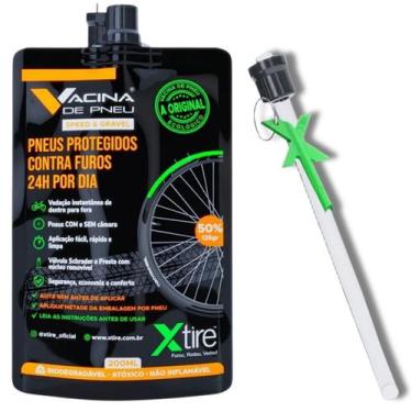 Imagem de Vacina de Pneu Bike Xtire Selante de Pneu Para Bicicletas Mtb Passeio 