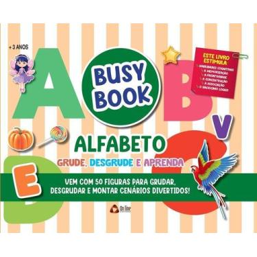 Imagem de Busy Book Alfabeto Grude, Desgrude E Aprenda - EDITORA ON-LINE, Sortid