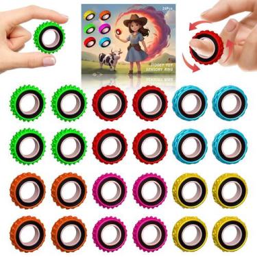 Imagem de Brinquedos sensoriais Fidget Rings baigald para crianças, autismo, alí