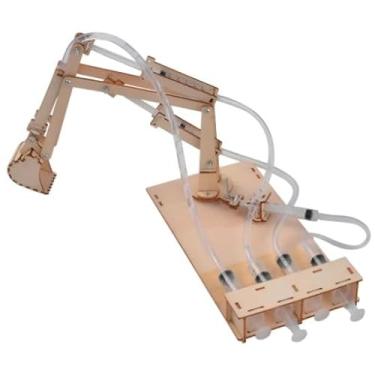 Imagem de Brinquedo maker de construção científica enghenharia polilab - escavadeira - 54 pcs