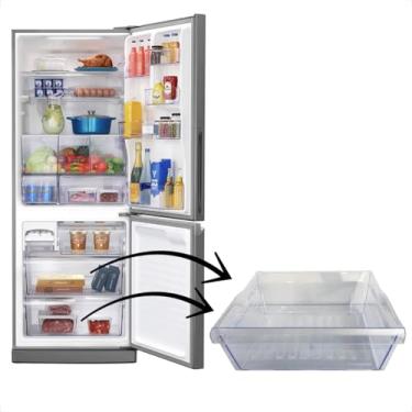 Imagem de Gaveta inferior do compartimento freezer para geladeira PANASONIC modelos: NR-BT50 / NR-BT51 / NR-BT55 / NR-BB51 / NR-BB52 / NR-BB53 / NR-BB65 / NR-BB71