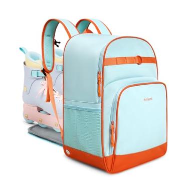 Imagem de Arcoyard Bolsa de skate, mochila de patins, bolsa de patinação Firure, verde, Verde, standard