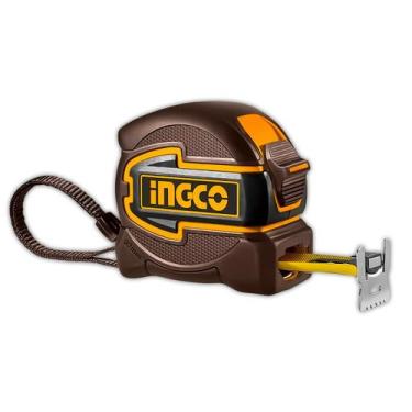 Imagem de Trena Emborrachada Com Botão Duplo 8M x 32MM Ingco Resistente Retração