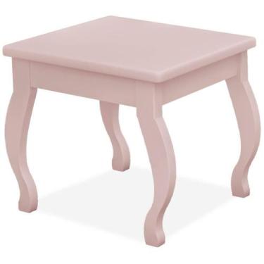 Imagem de Banqueta Para Penteadeira Em Mdf 022034 Rose Lpa Rose - MÓVEIS LUAPA