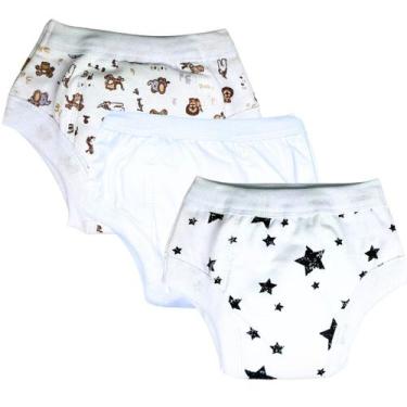 Imagem de Kit 3und Treinamento Desfralde Bebê Reutilizável Safari Star - Minha E