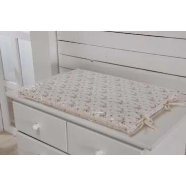 Imagem de Trocador para comoda bebê menina floral Rose antigo - Variedades enxov