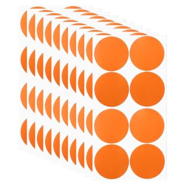 Imagem de Adesivos redondos coloridos de 5 cm, 30 peças de etiquetas adesivas removíveis de codificação para escritório, loja, casa, sala de aula, classificação, laranja