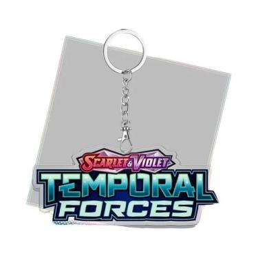 Imagem de Chaveiro Acrílico Com Logo Do Pokémon Scarlet E Violet, Pingente De Ca