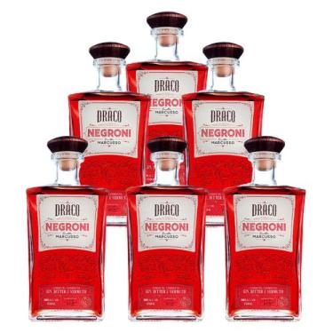 Imagem de Aperitivo Draco Negroni Marcusso 750ml 6 Unidades