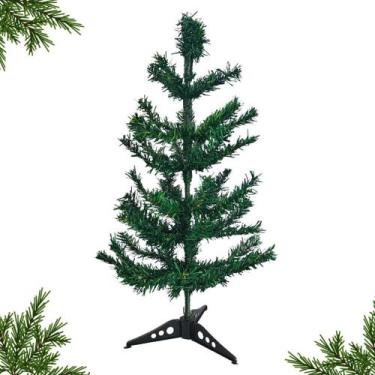 Imagem de Arvore natal pequena tradicional plastico 55cm 46 galhos escritorio ca