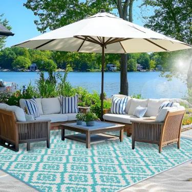 Imagem de Tapete Wallona 244x305 cm Impermeável Reversível ao Ar Livre