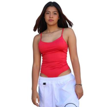 Imagem de Body Alcinha Básica Casual Tecido Suplex - Vermelho - K'Gente, M