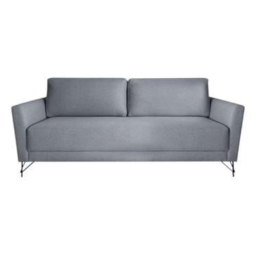 Imagem de Sofá 3 Lugares Nikos Cinza 220 cm
