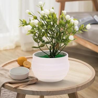 Imagem de Mini vasos artificiais de Aloe suculentas, verde, simples, plantas falsas, casa, jardim, escritório, mesa, vaso, decoração, tipo B (13 x 11 cm)